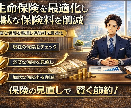 保険って必要？何に入るべき？をお伝えします 多くの人が保険料を削減できる！700名と話して分かった正解 イメージ1