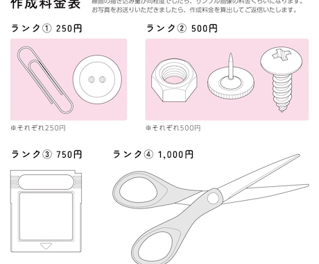 値下げしました！テクニカルイラスト制作いたします 取扱説明書や、ぬりえなどの線画に！ イメージ2