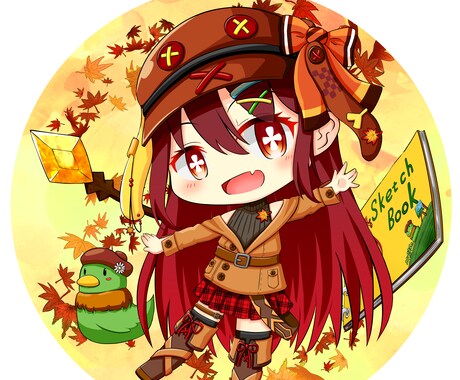 アイコンイラストなどを描きます あなたの好きをお伝えください。ご相談をお待ちしております。 イメージ2