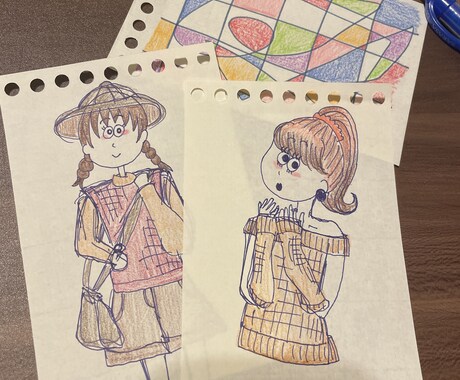 似顔絵を作成します ぜひ気軽にお使いください！ペン画であなたの魅力を伝えます！ イメージ2