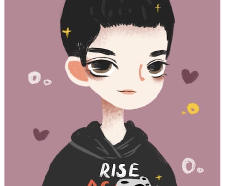 かわいいアイコン用イラストを描きます かわいいふんわりタッチで描きます イメージ2