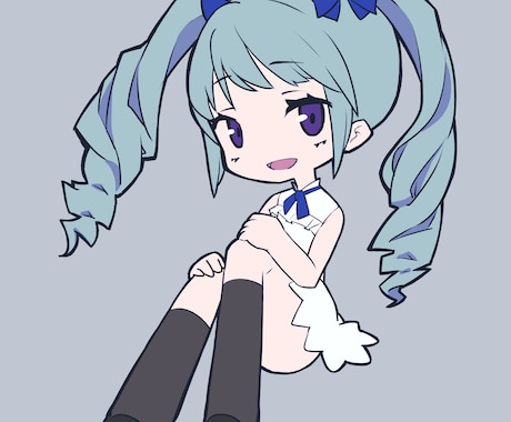 SNSなどで使えるキャラクターアイコン描きます 色で絵のイメージを作り、個性あるイラストを作成します イメージ1