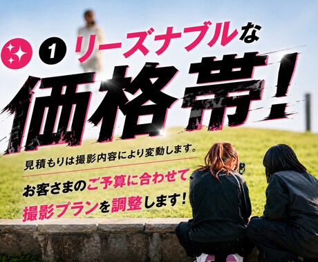 プロ現場経験を活かした本格MVを制作します 低予算でプロ品質のMVをもっと身近にあなたの曲MVにします！ イメージ2