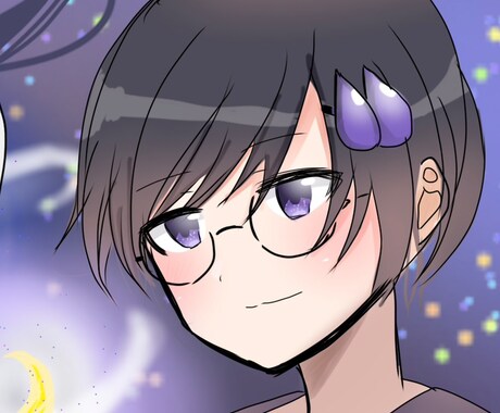 アイコンサイズの人物イラストを制作します あなたのコテキャや、イメージがアイコンになる。 イメージ2