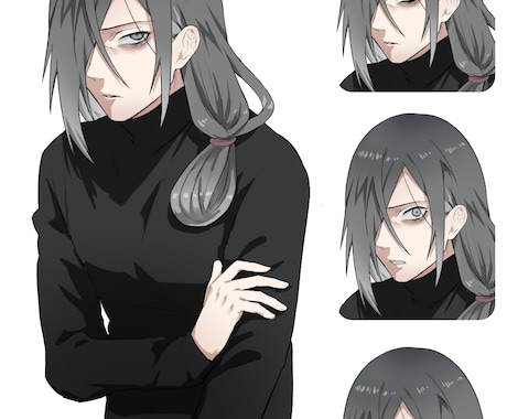TRPGなどの全身立ち絵を描きます TRPGや声劇などで使用できる表情差分ありの絵 イメージ1