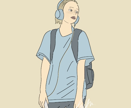 お洒落なイラストをお届けします アイコンや挿絵、SNS、広告様々な用途にお使いいただけます！ イメージ2