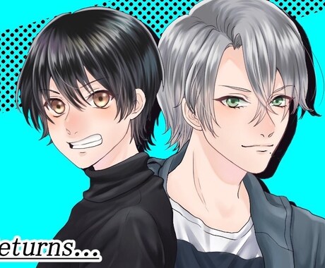 男性・少年のアイコン絵描きます あなた好みのイケメンを描かせてください! イメージ2