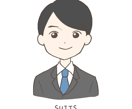 男性向けのデフォルメアイコン描きます ご希望をシンプルにデフォルメ化したブログやSNS向けアイコン イメージ2