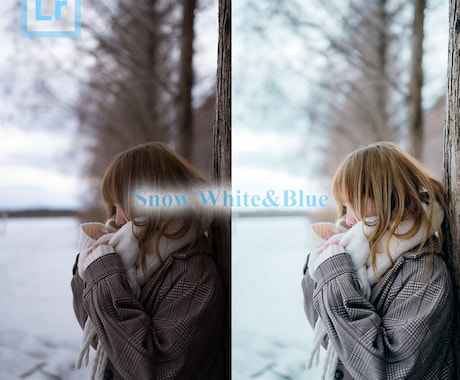 冬を美しく引き立たせるLRプリセット販売します 〜冬の写真を印象的で温度を感じる美しい作品に〜 イメージ2