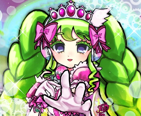 オリジナルキャラのバストアップ一枚絵を制作します アイコン,サムネや観賞用に！あなただけのイラストを描きます♡ イメージ2