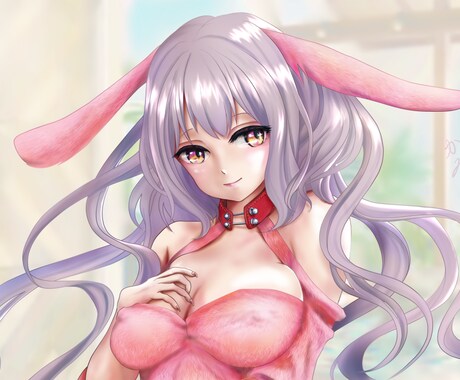 ふんわりかわいい女子なイラストを描きます キャラクター、挿絵、動画、アイコンなどにいかかですか？ イメージ2