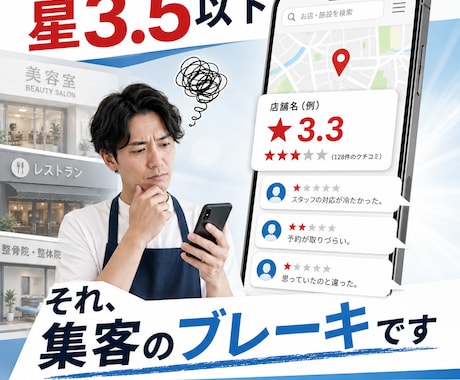 Googleマップ初期化で低評価クチコミ削除します MEO対策に悪質な低評価レビューのリセットを支援 イメージ1