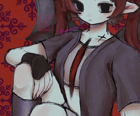 イラスト描きます 陰鬱なイラストや雰囲気のある絵を描きます イメージ2