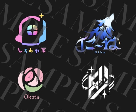 Vtuber向けオリジナルロゴを制作します イメージ1