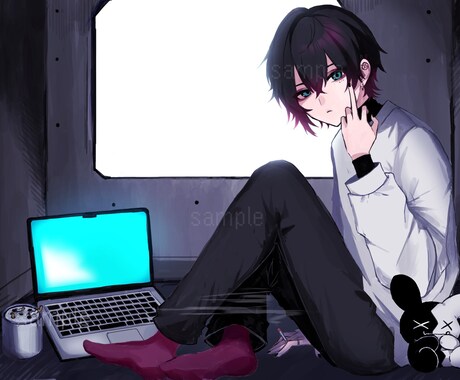 かわいく目を惹くイラストを提供します アイコンやサムネイル、動画イラストなどに！ イメージ2