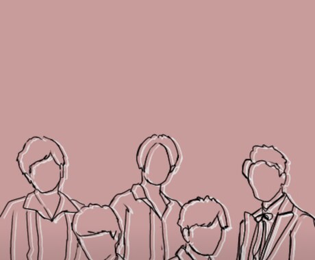 ロック画面にぴったりのオシャレイラストを描きます イメージ1