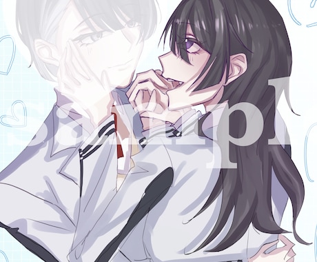4月まで特別価格♡かわいい夢絵コテ単お描きします お手軽に可愛いイラストお描きします♪ イメージ2