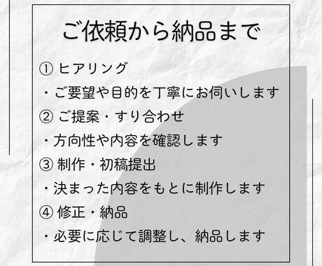 伝えたい想いを整理し、文章を分かりやすくします 文章に自信がない方へ想いを大切にし、伝わる文章に イメージ2