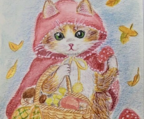 似顔絵を郵送でお届けします 水彩色鉛筆で動物ペットの絵を描き、原画を郵送でお届けします。 イメージ2
