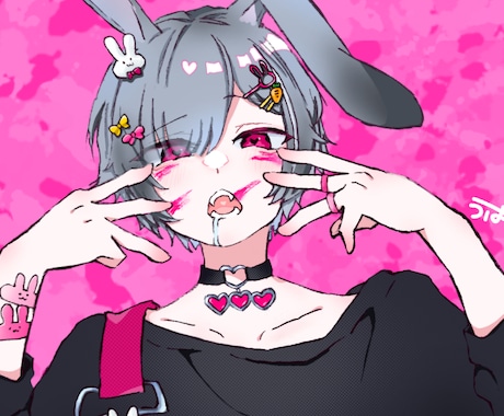 歌ってみた等の1枚絵描きます 個人使用から歌ってみた等もおっけい！ イメージ1