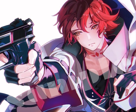 目を引く魅力的なアイコン、一枚絵などお描きします Vtuber、歌い手、集客用アカウントにご依頼いただいてます イメージ1