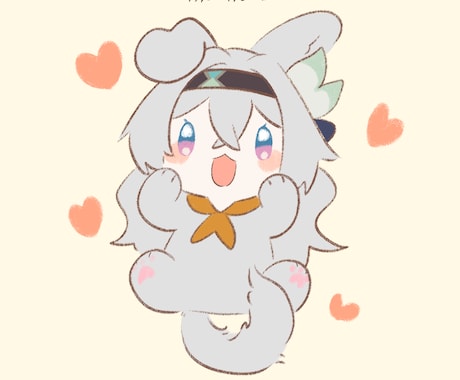 二次創作イラスト描きます あの子のふわふわかわいいイラストが見たい！にお応えします！ イメージ1
