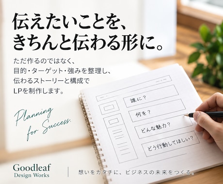 期間限定｜5万円で、伝えるLP制作します テンプレートをベースに、業種に合わせてLPをカスタマイズ イメージ2