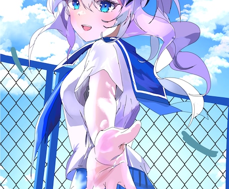 透明感あるイラスト描きます イメージ1