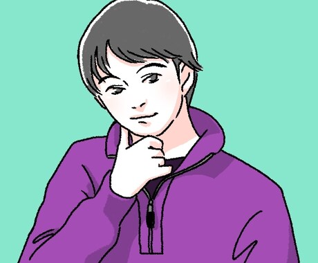 あなたの似顔絵を描きます SNSアイコンなどに使える似顔絵イラストを描きます。 イメージ2