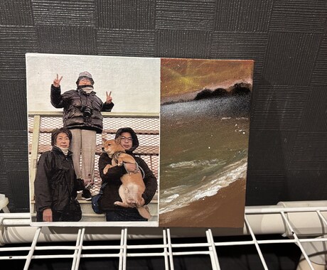 転写パネルを作成します スプレーアートと写真を融合した世界に一つの作品 イメージ2