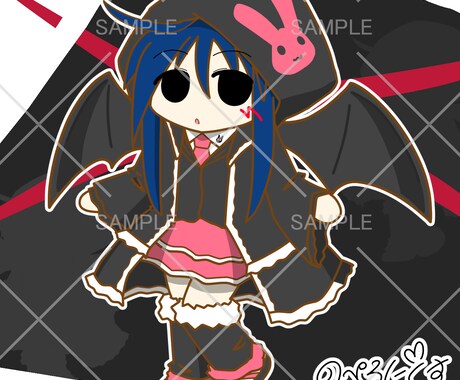 SNS用のアイコン作ります 【ゆるくてくっきりしたSDキャラをお求めの方へ】 イメージ2