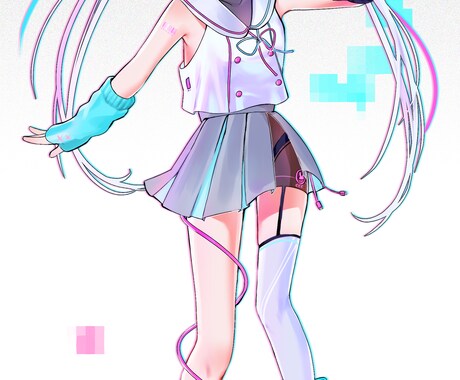 VTuberさん向けオリジナルキャラデザします 配信活動にぴったりの可愛いビジュアルを！ イメージ2