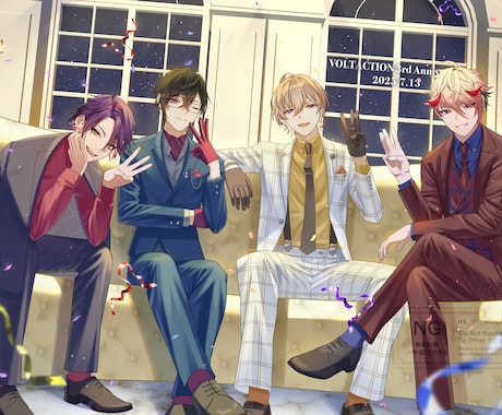 見応え・高級感のある綺麗な一枚絵お描きします 様々な用途へ使える、目を引くイラストを制作いたします イメージ2