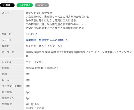 日記・手紙代行致します 時間短縮用、恋愛スローライフ育ちの小説家の文章は如何ですか？ イメージ2