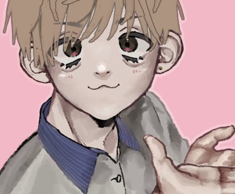 カッコカワイイにがおえ描きます ◎オシャレでちょっと特別な絵柄でアナタを表現します！ イメージ2