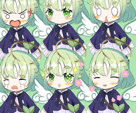 ご新規様限定！表情差分125種セットあります ショートで映える！表情差分スターターセット イメージ2