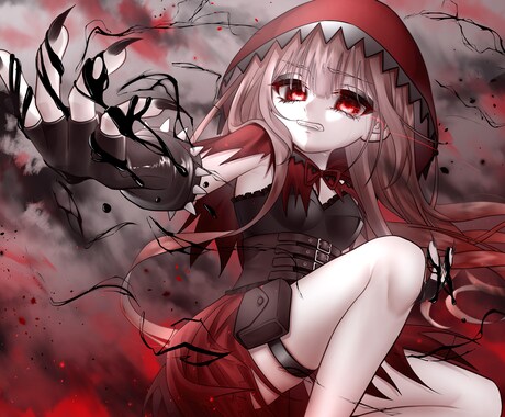 可愛いイラストからダークなイラストまで描けます 繊細で心に残るようなイラストをお届けいたします イメージ2