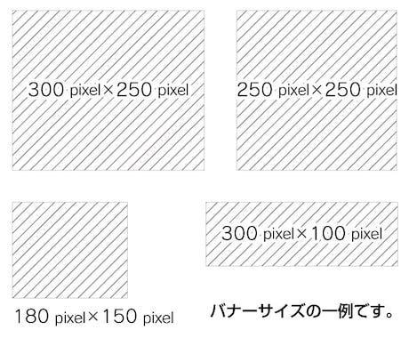 小さいWEBバナー作ります 【1000円】長辺500ピクセル以下のバナー イメージ2