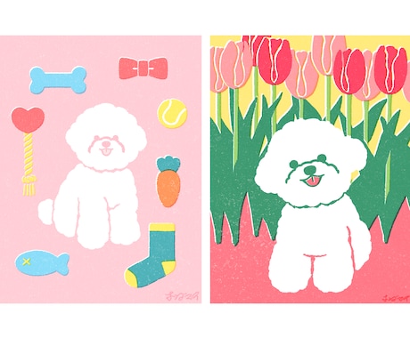 商用OK☆ペットやお好きな動物のイラスト描きます 様々なご使用用途に合わせて制作可能です！ イメージ1