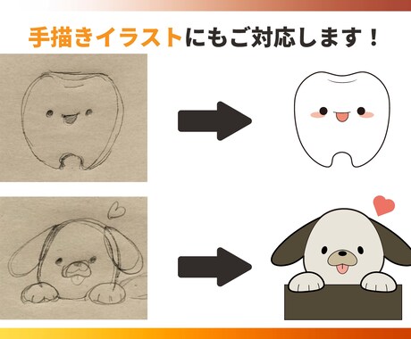 Aiデータ作成！ロゴ・イラストを清書します / あなただけの高品質なAiトレースデータを制作 イメージ2
