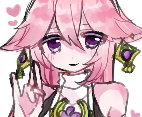 萌え系イラスト安価でお描きします イラストの学校に通っている私がお描きします！ イメージ2