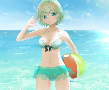 ゲームなどで使えるキャラクターイラスト描きます 自作ゲームや同人絵、SNS等で使用可能 イメージ2