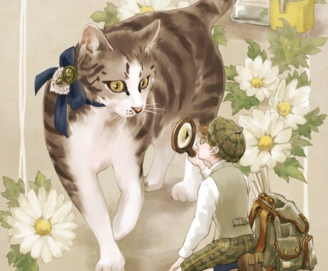 背景込み！オリジナル一枚絵を一括でお描きします 背景などコミコミ価格！一緒に素敵な一枚を作りましょう！ イメージ2