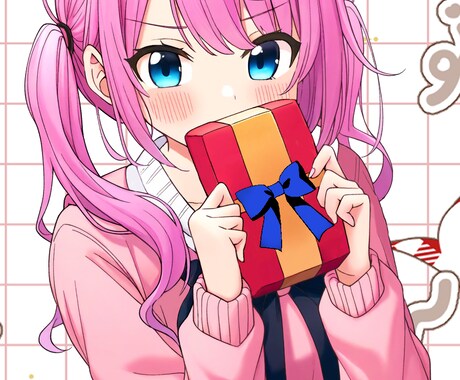 可愛いさいっぱいの女の子イラスト描きます コスパ良し！　アイコン、サムネ、配信、グッズなどに！ イメージ2