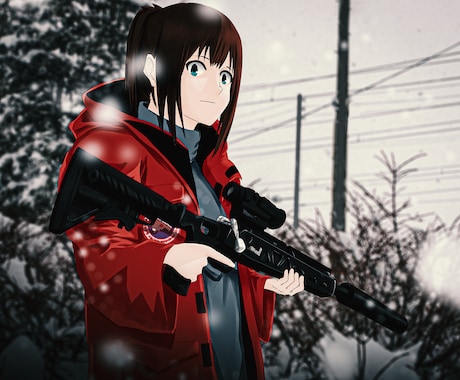 商用利用OK!高品質なイラストを提供します 銃の絵を描いてほしい方一見の価値あり!銃以外もお任せ下さい! イメージ2