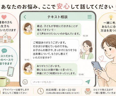 元特別支援学校教師（１６年）がお応えします 子育ての悩み（保護者様）、学校や園での悩み（先生）を解決！ イメージ1