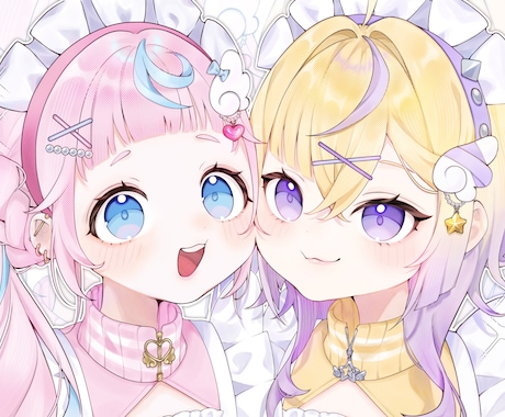 色鮮やかで魅力的♡かわいい人物イラスト描きます イメージ1