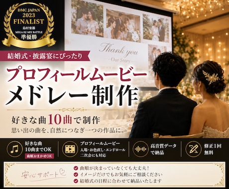 プロDJが結婚式オリジナルDJ MIXを制作します 大切な一日を、音楽でもっと特別に。 イメージ1