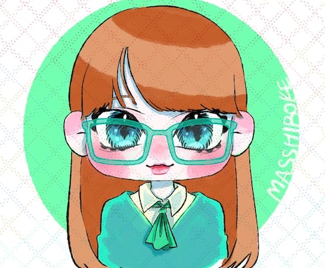 あなたの似顔絵をゆるく優しく描きます あたたかい線と優しい色合いで親しみやすい似顔絵をお届けします イメージ1
