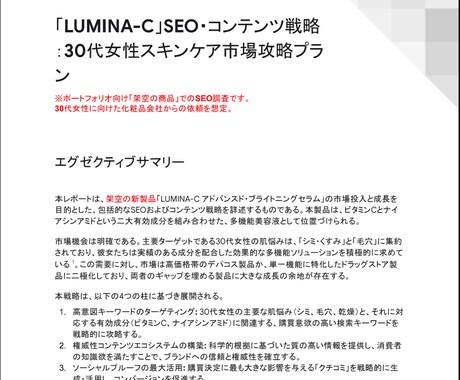 SEO対策・戦略レポートを提供します 安心品質でまるなげOK！ターゲットの本音を徹底的に解剖します イメージ2
